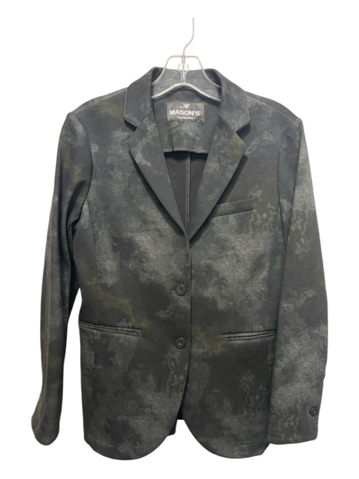 Mason's Forte Dei Marmi Size 42 Viscose & Polyester 2 Buttons Camo Blazer Jacket 42