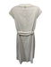 Megan Huntz Size S Ecru No Fabric Tag Button Front Above Knee Sleeveless Dress Ecru / S
