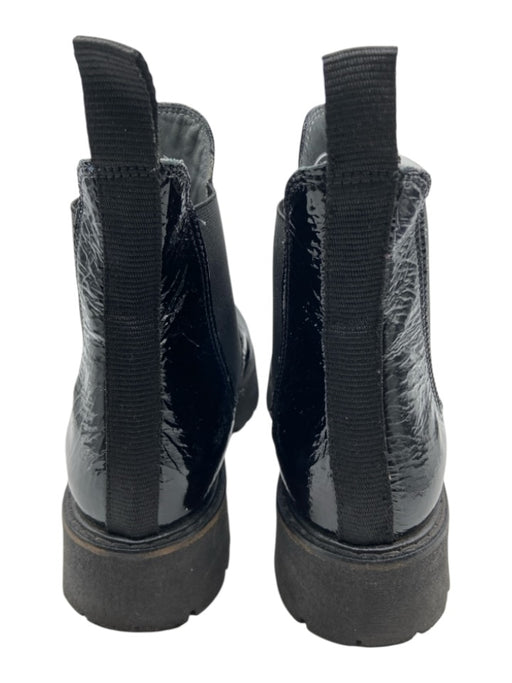 Patrizia Bonfanti Shoe Size 37 Black Leather Stretch Platform Boots Black / 37