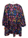 Sugarlips Size XL Black, Red, Multi Cotton floral print Half Sleeve Dress Black, Red, Multi / XL