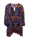 Sugarlips Size XL Black, Red, Multi Cotton floral print Half Sleeve Dress Black, Red, Multi / XL