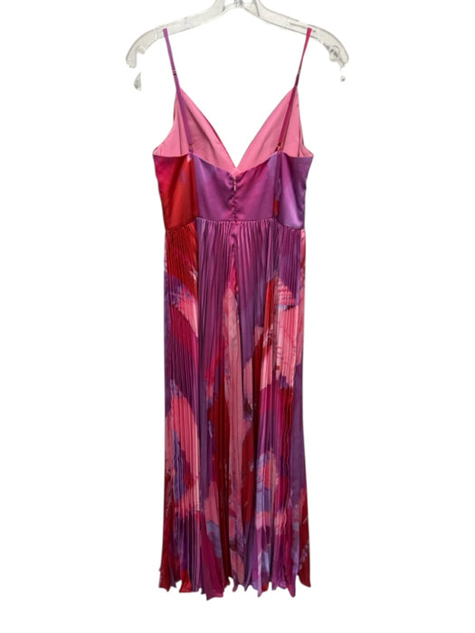 Hutch Size 6 Pink, red & purple Polyester Blend Spaghetti Strap Marbled Dress Pink, red & purple / 6