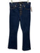 Veronica Beard Size 29 Dark Wash Cotton Blend High Rise Skinny Flare Jeans Dark Wash / 29