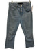 Veronica Beard Size 29 Light Wash Cotton Blend High Rise Kick Flare Fringe Jeans Light Wash / 29