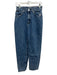 Sandro Size 38 Dark Wash Cotton Denim Zip Fly High Rise Straight Leg Jeans Dark Wash / 38