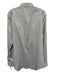 Armani Size 15.75 Gray Cotton Striped Button up Men's Long Sleeve Shirt Gray / 15.75