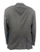 Armani Gray Wool Blend Micro 2 Button Men's Blazer Gray / 56