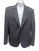 Armani Gray Wool Blend Micro 2 Button Men's Blazer Gray / 56