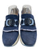Softwaves Shoe Size 38.5 Blue & Multi Leather Perforated Platform Sneakers Blue & Multi / 38.5