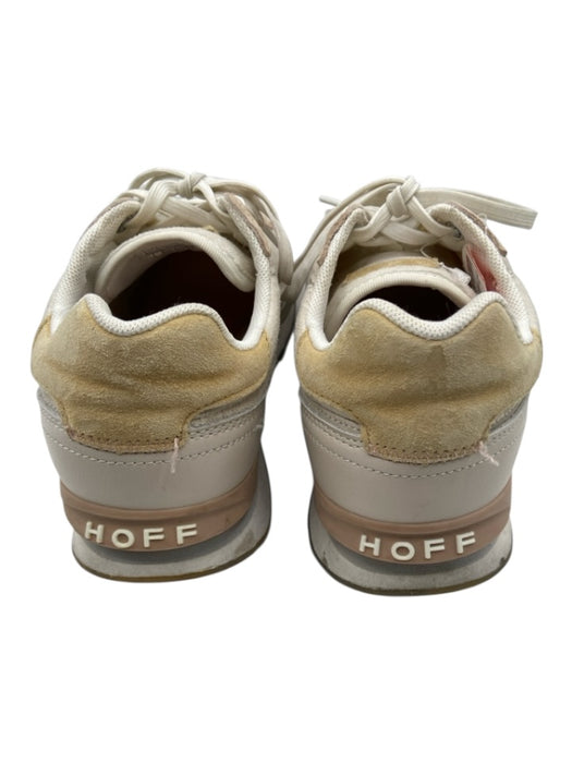 Hoff Shoe Size 8 Off White Leather Low Top Sneakers Off White / 8