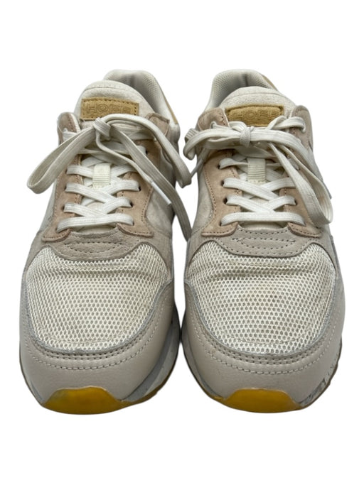 Hoff Shoe Size 8 Off White Leather Low Top Sneakers Off White / 8