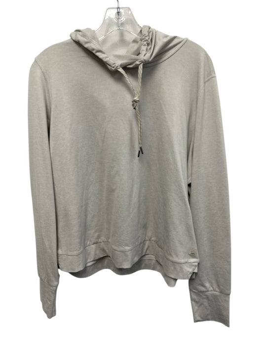 Vuori Size XL Beige Polyester & Elastane Hood Drawstring Athletic Sweater Beige / XL