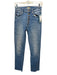 Mother Size 26 Light Wash Cotton Button Fly Slim Fit High Rise Jeans Light Wash / 26
