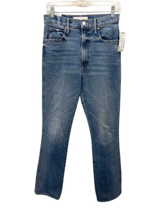 Mother Superior Size 26 Medium Wash Cotton High Rise Zip Fly Straight Jeans Medium Wash / 26