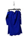 Milly Size 8 Royal Blue Polyester Blend Strapless Back Zip Arm Ties Dress Royal Blue / 8