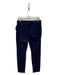 Trina Turk Size 8 Navy Rayon Blend Elastic Waist Pull On Back Pocket Pants Navy / 8