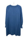 Ann Mashburn Size XL Cornflower Blue Merino Wool Rib Knit Long Sleeve Dress Cornflower Blue / XL