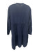 Hartford Size 2 Navy Cotton V Neck Long Cuff Sleeve Above knee Solid Dress Navy / 2