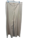 Nili Lotan Size 10 Khaki Cotton Blend Zip & Button High Rise Wide Leg Pants Khaki / 10