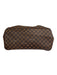 Louis Vuitton Brown & Tan Coated Canvas Leather trim Damier Side Ties Tote Bag Brown & Tan / M