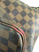 Louis Vuitton Brown & Tan Coated Canvas Leather trim Damier Side Ties Tote Bag Brown & Tan / M