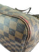Louis Vuitton Brown & Tan Coated Canvas Leather trim Damier Side Ties Tote Bag Brown & Tan / M