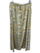 Mirth Size L Yellow & Green Cotton Floral Drawstring Waist Maxi Skirt Yellow & Green / L