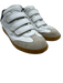 Isabel Marant Shoe Size 42 White, Beige, Tan Leather Gum sole Velcro Sneakers White, Beige, Tan / 42