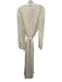 Ulla Johnson Size Est S/M Cream White No Fabric Tag V Neck Vertical Seam Dress Cream White / Est S/M