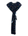 Ulla Johnson Size 8 Navy Blue, Orange, & Multi Cotton Back Zip Jumpsuit Navy Blue, Orange, & Multi / 8