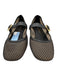 Stuart Weitzman Shoe Size 12 Black Leather & Mesh Fishnet Detail Mesh body Flats Black / 12