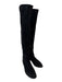 Stuart Weitzman Shoe Size 10 Black Suede Side Zip Round Toe Low Heel Boots Black / 10