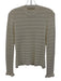 Sea New York Size XL Cream Viscose Blend Ribbed Collar Long Sleeve Top Cream / XL
