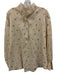 Ann Mashburn Size XL Cream, Orange, Green Cotton Embroidered Flowers Top Cream, Orange, Green / XL