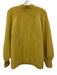 Ann Mashburn Size L Mustard Yellow Cashmere Long puff sleeve Rib Knit Sweater Mustard Yellow / L