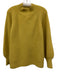 Ann Mashburn Size L Mustard Yellow Cashmere Long puff sleeve Rib Knit Sweater Mustard Yellow / L