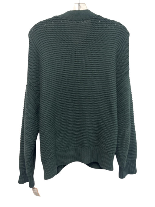 Alex Mill Size L Forest Green Cotton Long Sleeve Knit Buttons Cardigan Forest Green / L