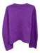 Ulla Johnson Size L Purple Wool Felted Buttons Cardigan Purple / L