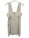 T Alexander Wang Size L White Polyester Off Shoulder V Neck Midi Dress White / L