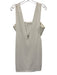 T Alexander Wang Size L White Polyester Off Shoulder V Neck Midi Dress White / L