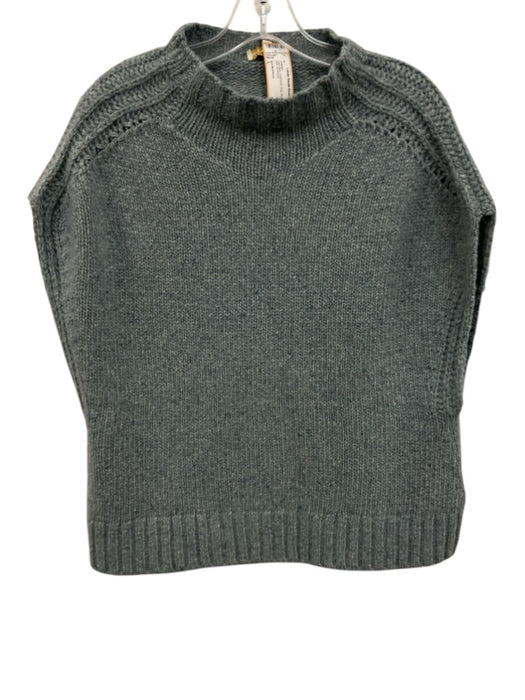 Ann Mashburn Size L Light Blue Cashmere Knit Sleeveless Vest Sweater Light Blue / L