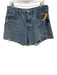 Agolde Size 29 Light Wash Cotton Denim Button Fly Distressed Raw Hem Shorts Light Wash / 29