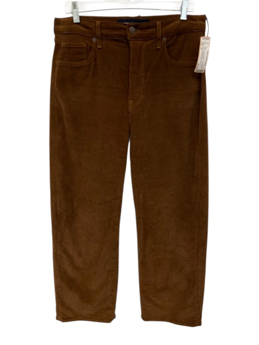 Veronica Beard Jeans Size 32 Brown Cotton Corduroy High Waist Wide Leg Pants Brown / 32
