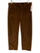Veronica Beard Jeans Size 32 Brown Cotton Corduroy High Waist Wide Leg Pants Brown / 32