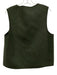 COS Size 10 Green Wool & Nylon Sleeveless 1/4 Zip Top Green / 10