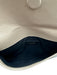 Saint Laurent Beige Pebble Leather gold logo Magnetic Flap Envelope Clutch Bag Beige / XS