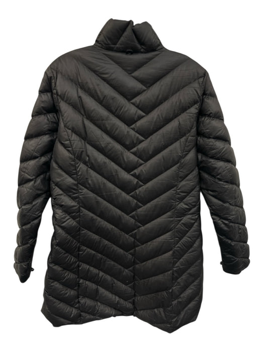 Patagonia Size L Black Polyester Puffer Zip Up Pockets Jacket Black / L