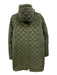 Barbour Size 12 Green Nylon Quilted Front Pockets Hood Coat Green / 12