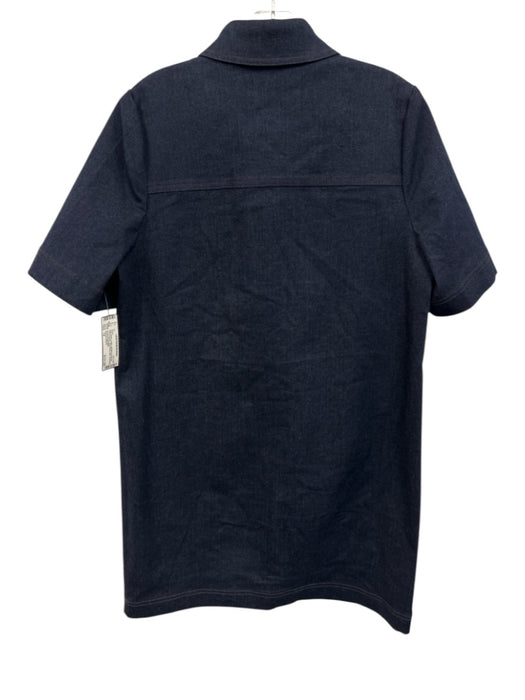 Veronica Beard Size 12 Dark Wash Cotton goldtone hardware Front Pockets Dress Dark Wash / 12