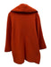 Ann Mashburn Size L Orange Wool Open Front Front Pockets Coat Orange / L